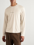 Portal - Lateral Peak Logo-Print Recycled-Jersey T-Shirt - Neutrals