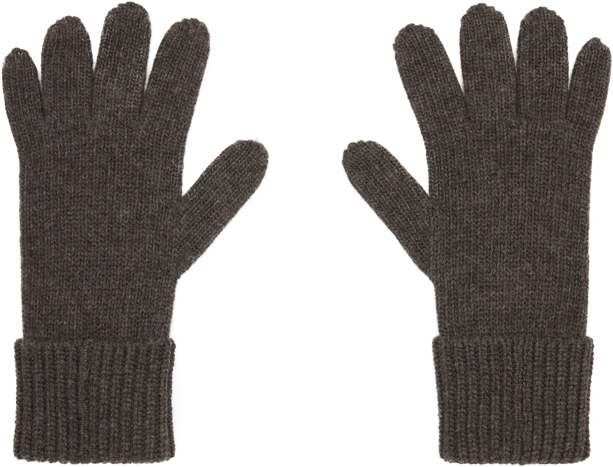 Vivienne Westwood Gray Sporty Gloves