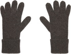 Vivienne Westwood Gray Sporty Gloves