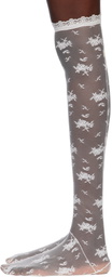 Yuhan Wang White Lace Socks
