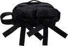 Simone Rocha Black Beaded Classic Bow Crossbody Bag