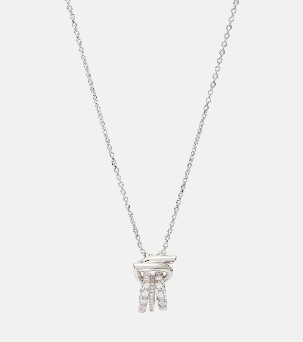 Ferragamo Gancini crystal-embellished necklace