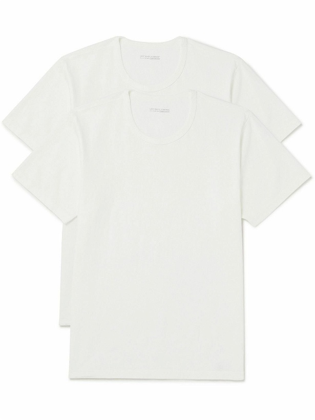 Photo: Lady White Co - Two-Pack Slim-Fit Cotton-Jersey T-Shirts - White