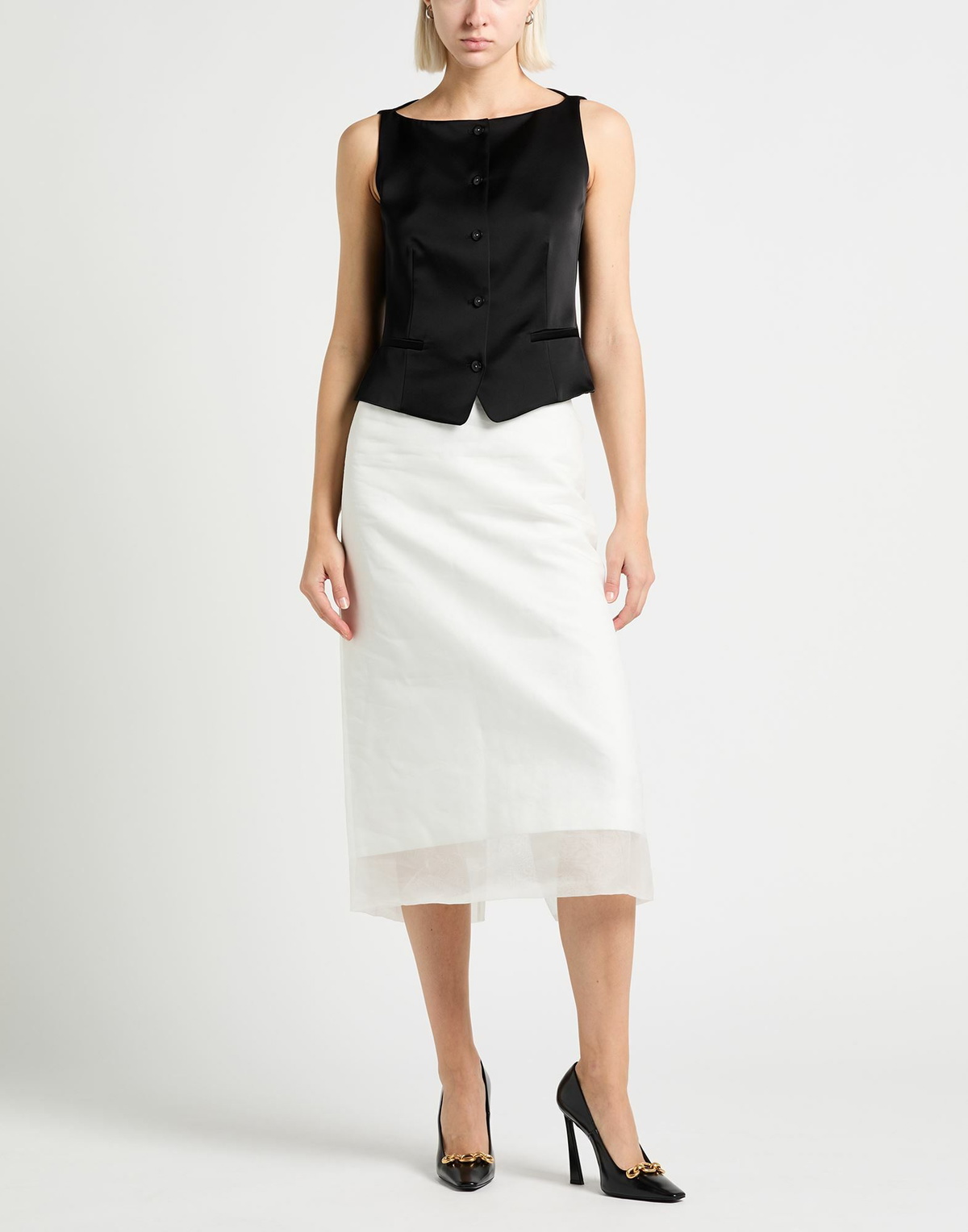 Theory Womens Tailored Vest in Black