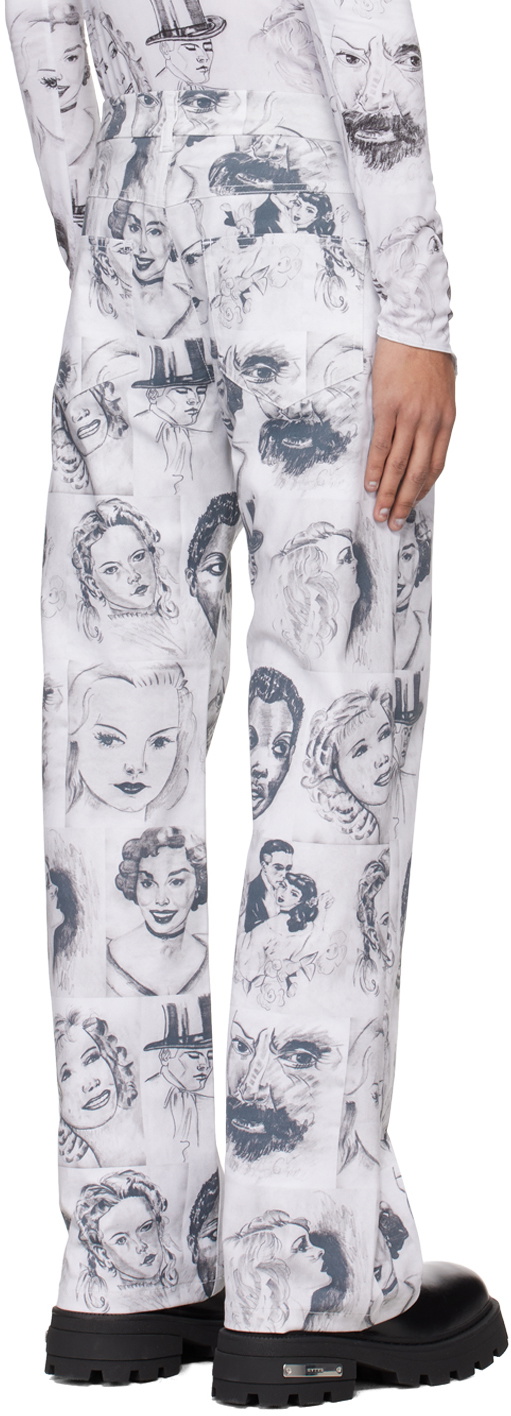 Maisie Wilen White Nebula Trousers