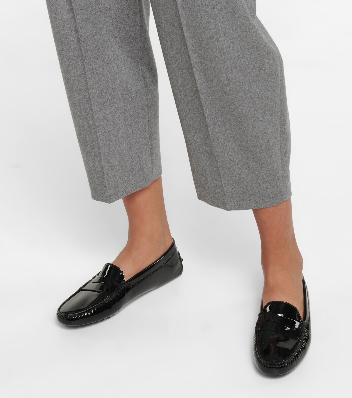 Tod's - Gommino patent leather moccasins