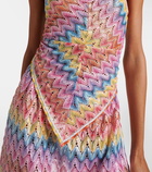 Missoni Zigzag cotton-blend lamé top