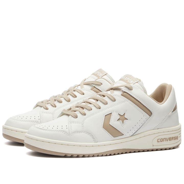 Photo: Converse Weapon Ox Sneakers in Vintage White/Vintage Cargo