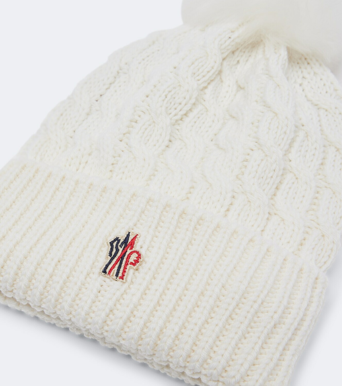 Moncler Grenoble Cable-knit virgin wool beanie