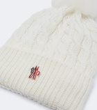 Moncler Grenoble Cable-knit virgin wool beanie