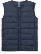 Outdoor Voices - Quilted SoftShield Down Gilet - Blue