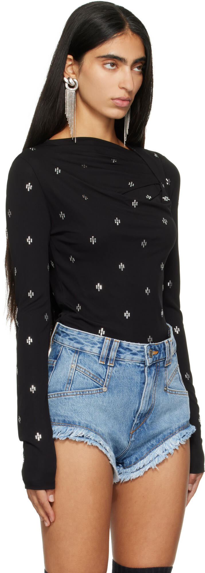 Isabel Marant Black Myza Blouse