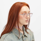 Gentle Monster Women's Catta Optical Glasses in Silver/Pink 
