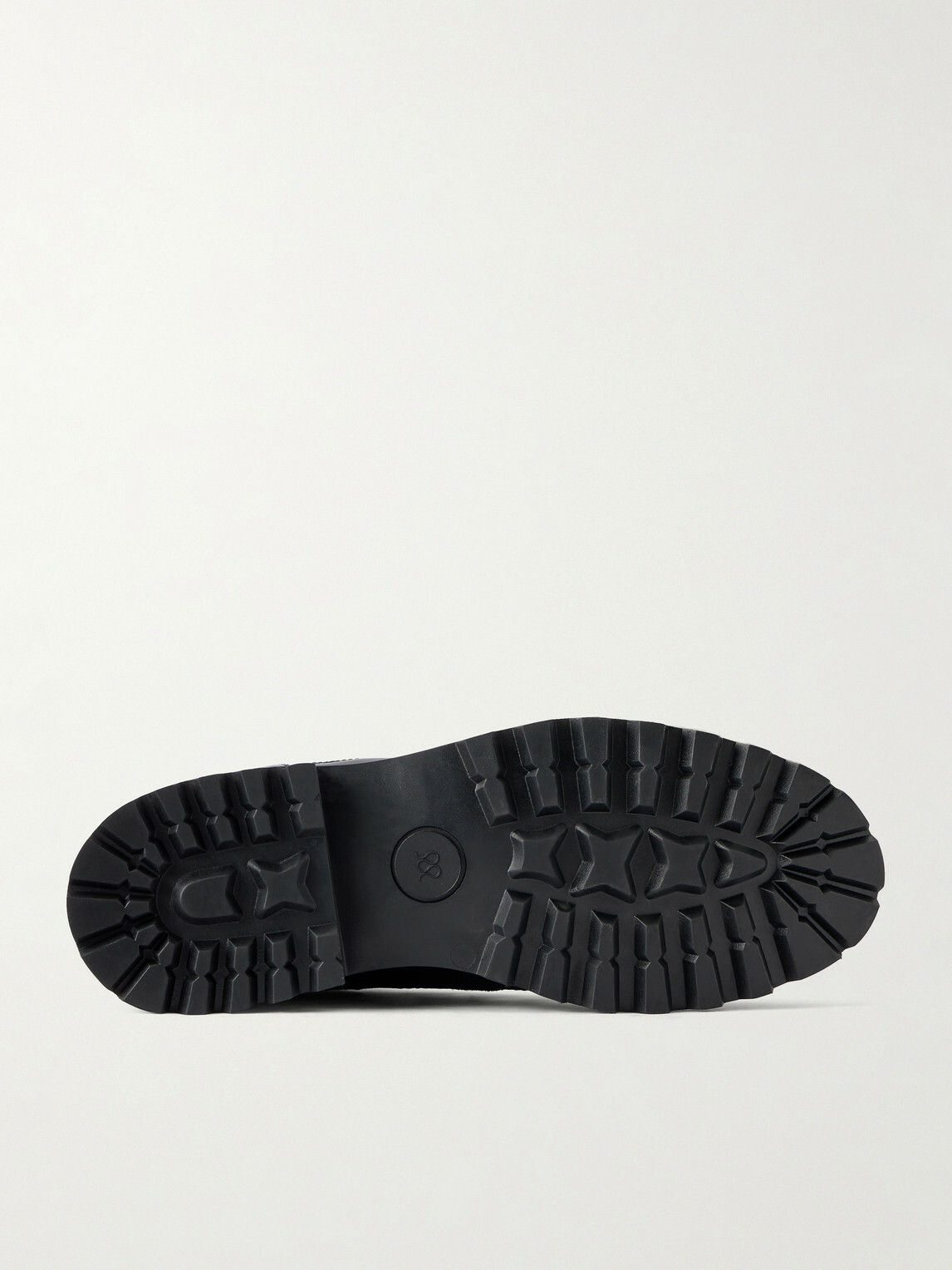 MORJAS - Leather-Trimmed Suede Hiking Boots - Black