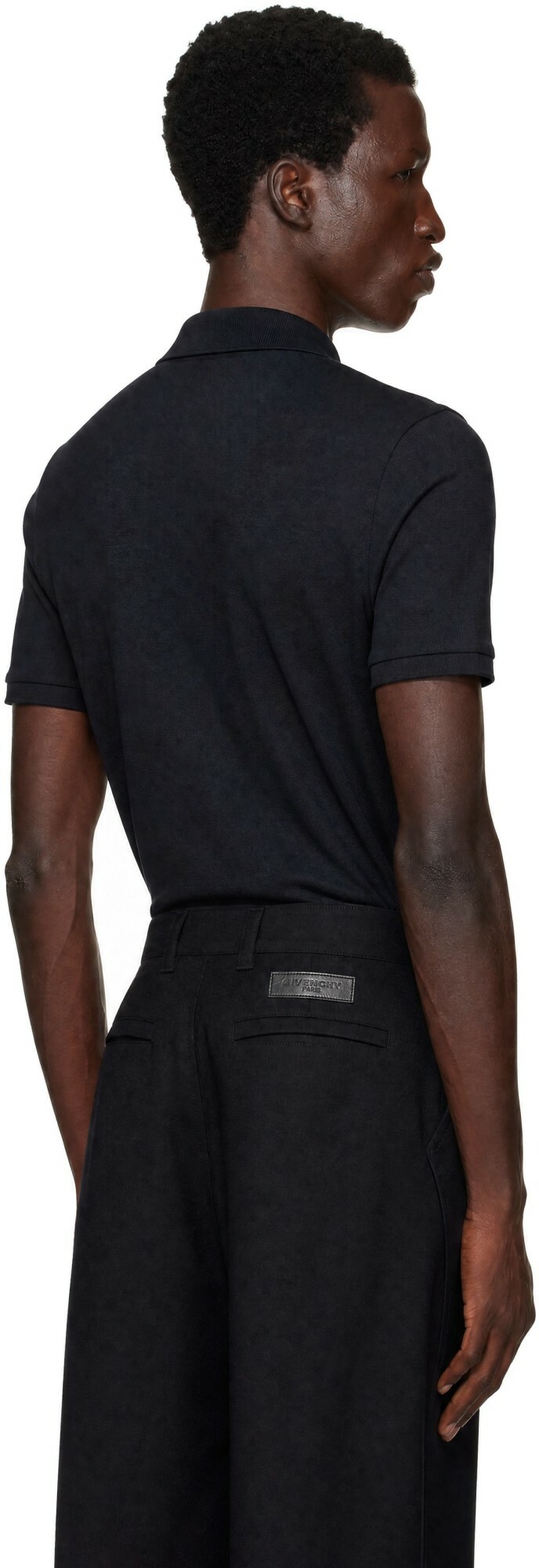 Givenchy Navy Front Pocket Polo