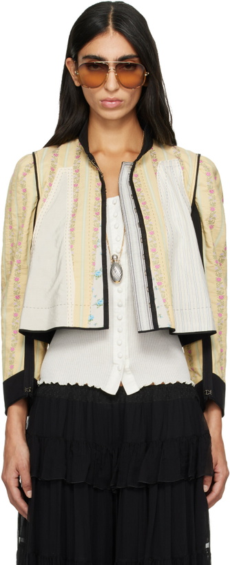 Photo: Chloé Yellow Soft Jacquard Jacket