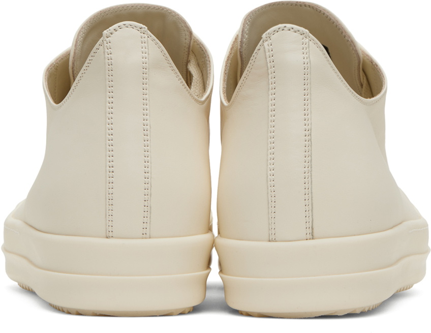 Rick Owens White Low Sneakers Rick Owens