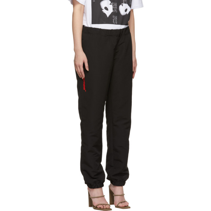 Polythene* Optics Black Poplin Logo Lounge Pants