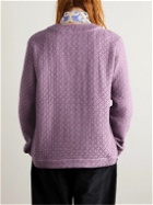 A Kind Of Guise - Kura Textured-Cotton Cardigan - Purple