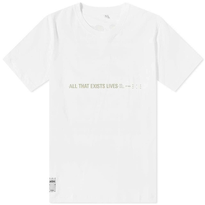 Photo: MCQ Men's Printed T-Shirt in Optic White