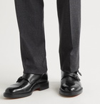 John Lobb - William Leather Monk Strap Shoes - Black