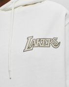 Mitchell & Ness Nba Cream Hoodie Lakers White - Mens - Hoodies
