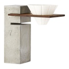 bi.du.haev Grey Concrete Basi Pour-Over Coffee Stand