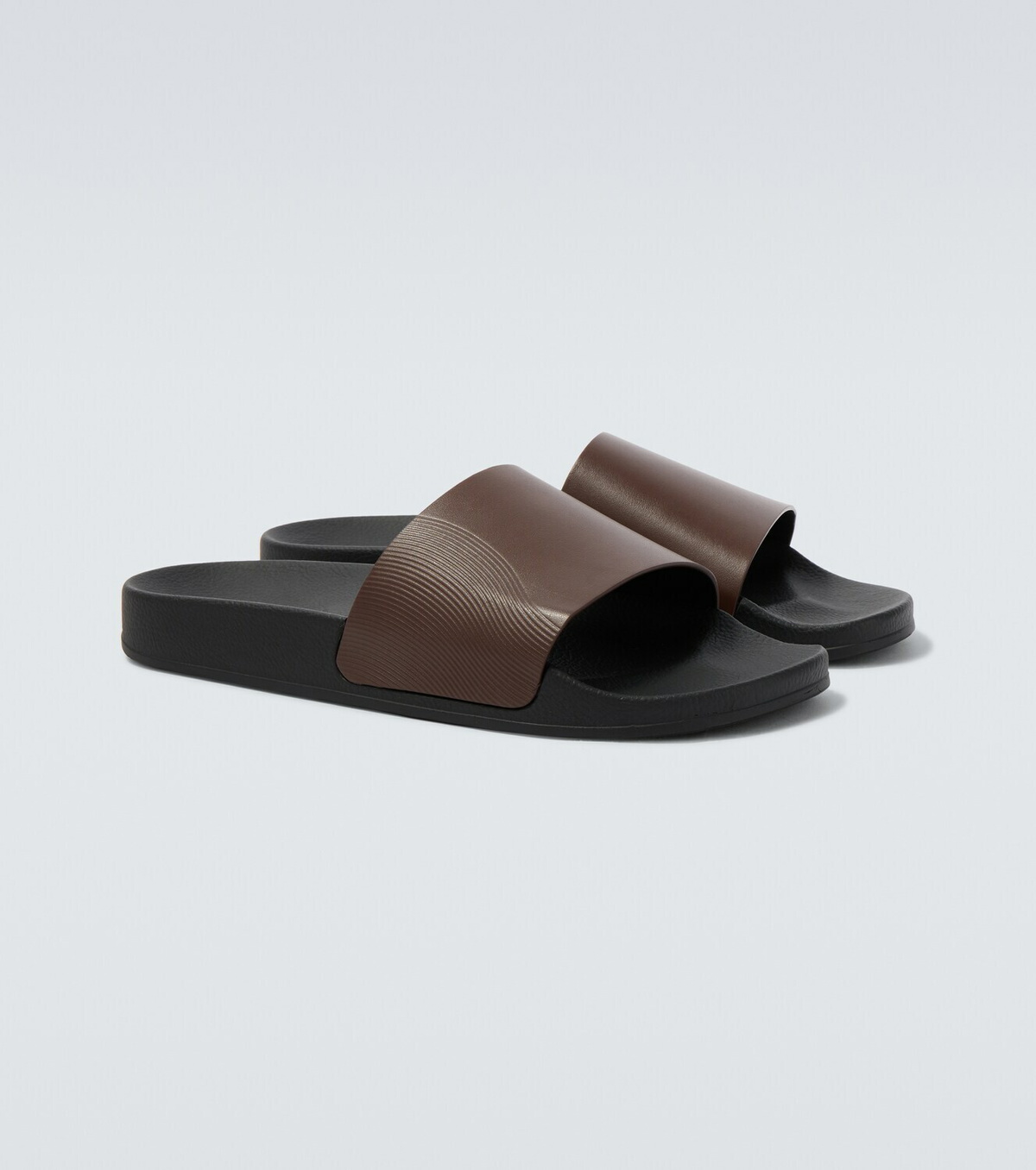 Frescobol Carioca Humberto leather slides