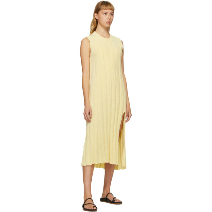 Rus Yellow Rayon Dress