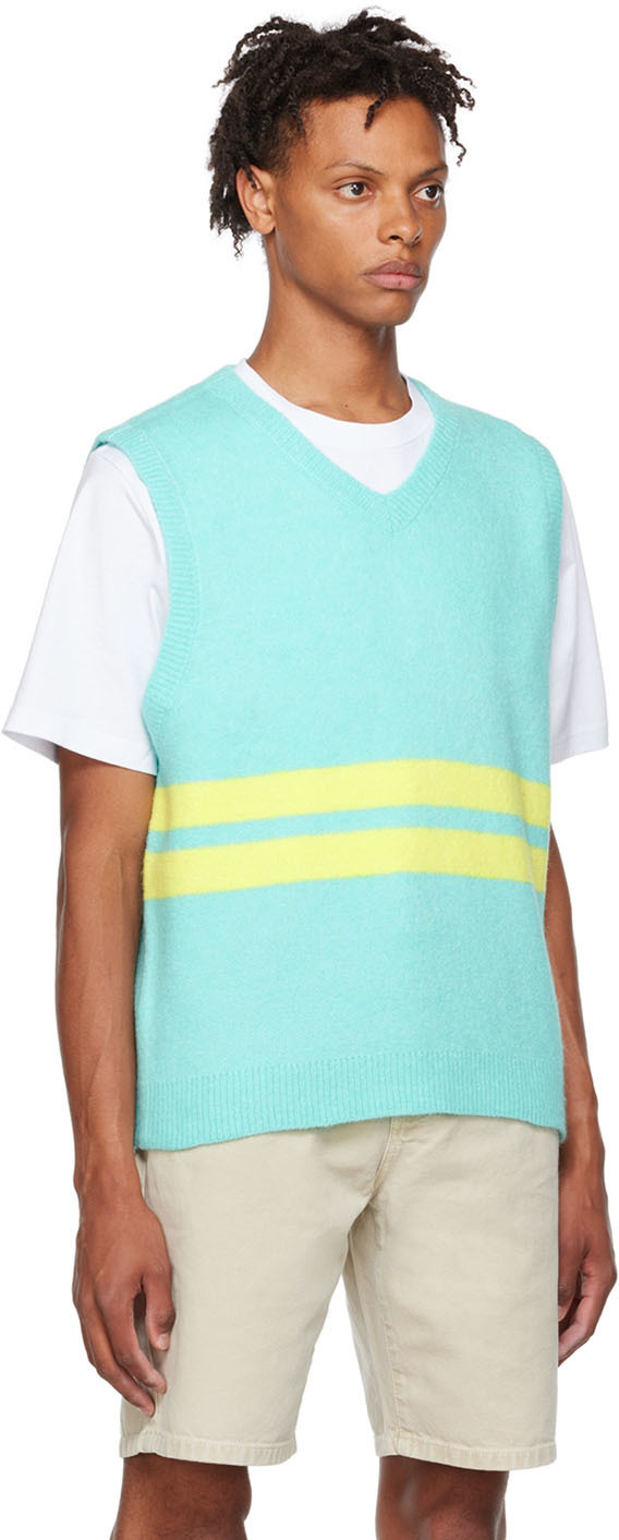 Stüssy Blue Acrylic Vest