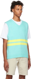 Stüssy Blue Acrylic Vest