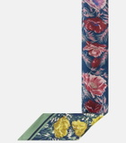 Valentino Printed silk twill scarf