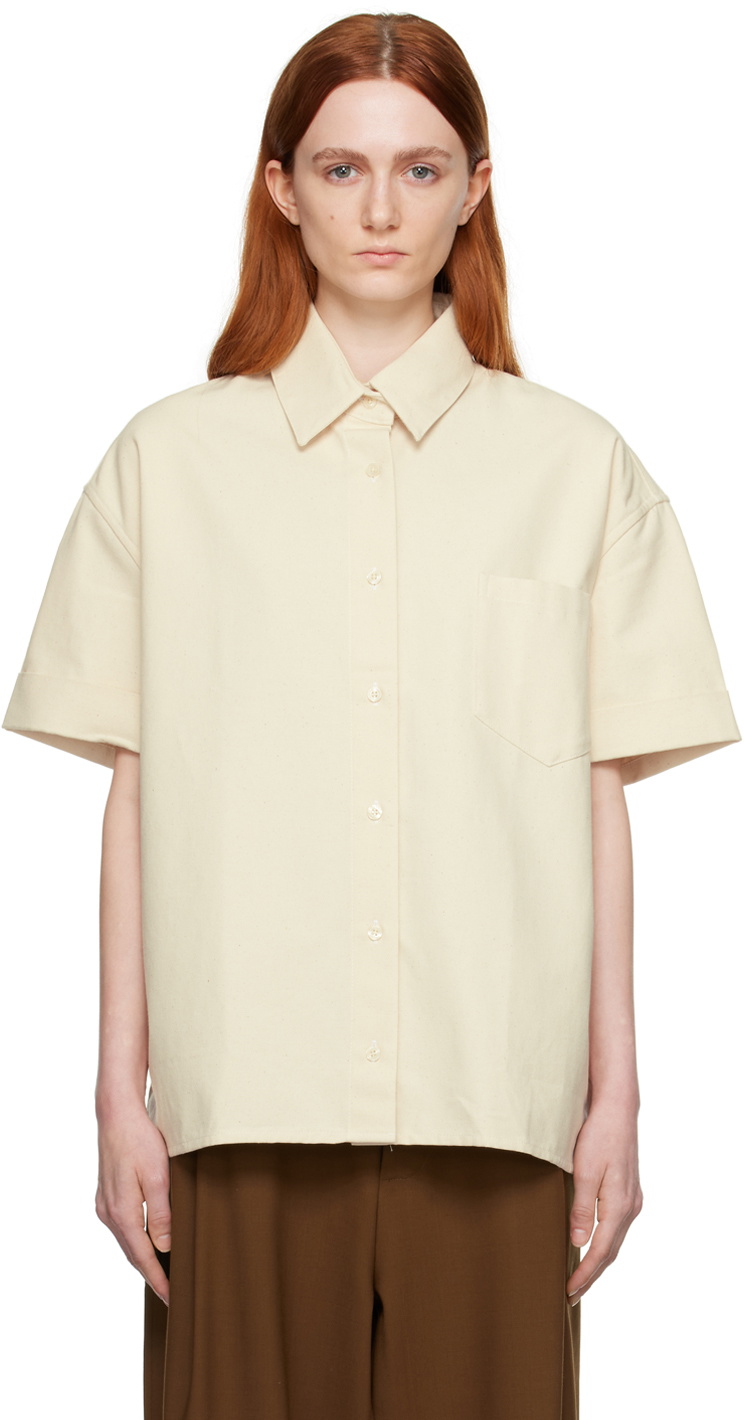 Cordera Off-White Boxy-Fit Shirt CORDERA