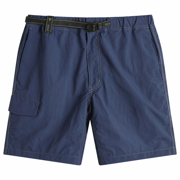 Photo: and wander Men's NY Taffeta Hiker Shorts in Dark Blue