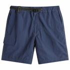 and wander Men's NY Taffeta Hiker Shorts in Dark Blue