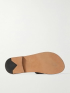 Bottega Veneta - Intrecciato Leather Sandals - Black