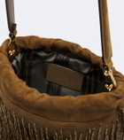 Etro Kalispera Small fringed suede shoulder bag