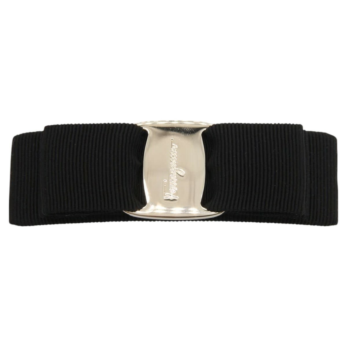 ヘアアクセサリー FERRAGAMO - BLACK COTTON HAIR ACCESSORIES Ferragamo Black Cotton Hair Accessories | italist