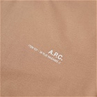 A.P.C. Item Logo T-Shirt in Beige