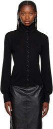 Maiden Name Black Su Turtleneck