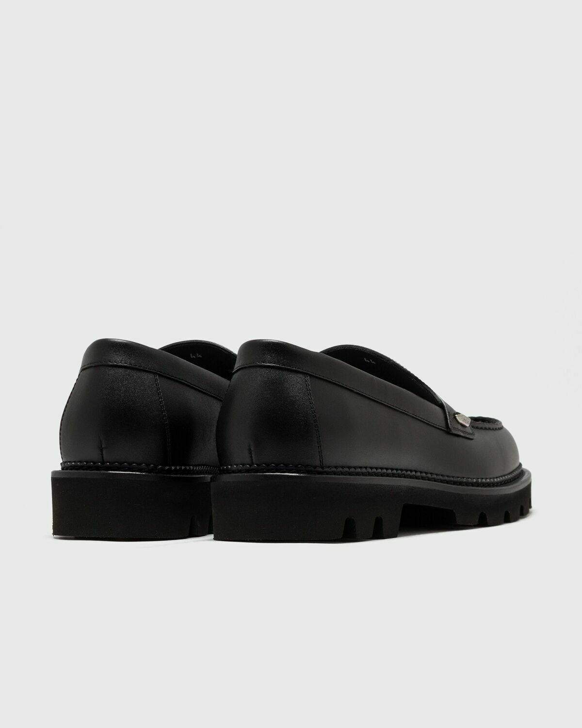Collegium PILLAR LUG PENNY Black Mens Casual Shoe