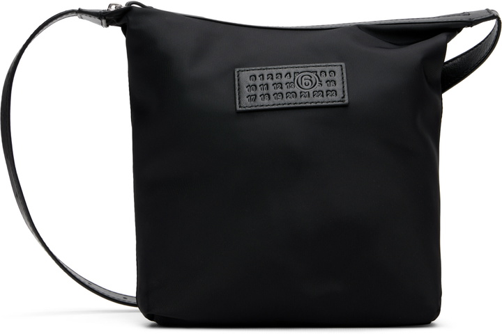 Photo: MM6 Maison Margiela Black Logo Patch Pouch