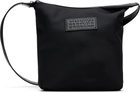 MM6 Maison Margiela Black Logo Patch Pouch