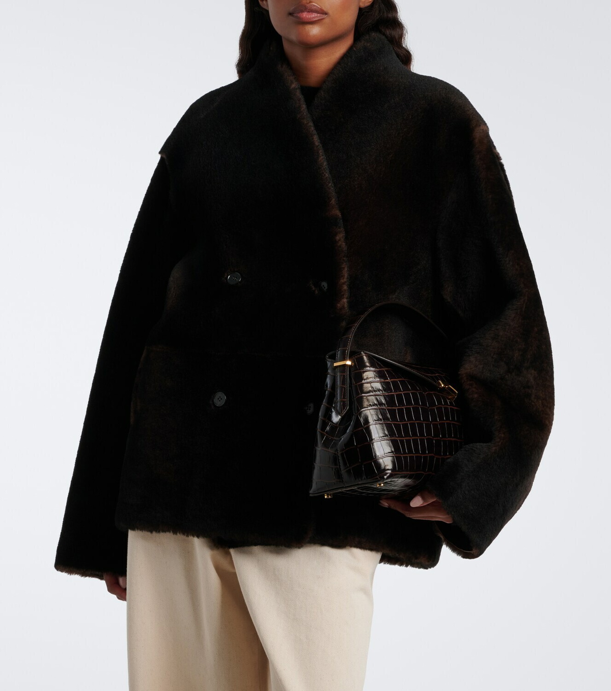 Loulou de Saison Catherine reversible shearling jacket