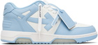 Off-White White & Blue Out Of Office Sneakers