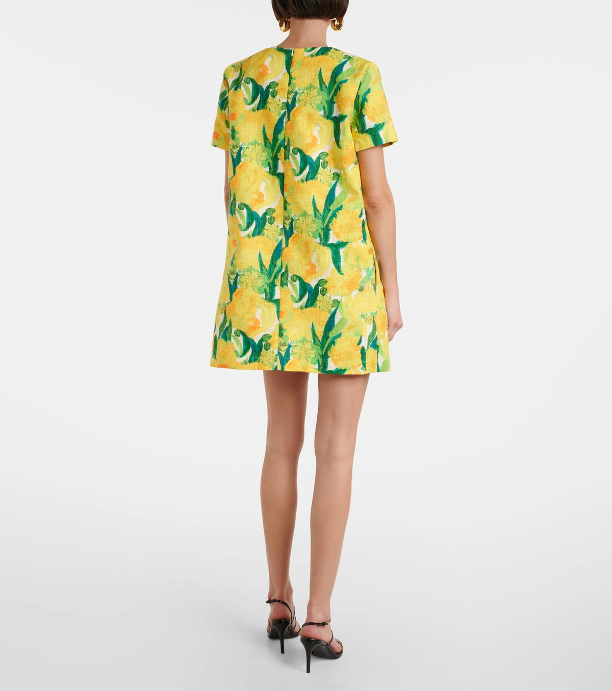 La DoubleJ Swing printed cotton minidress