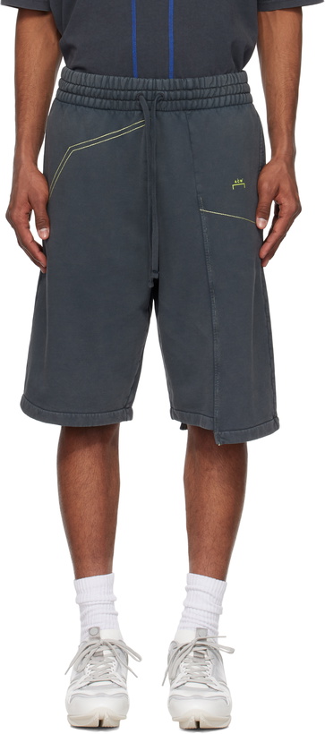 Photo: A-COLD-WALL* Gray Oblique Shorts