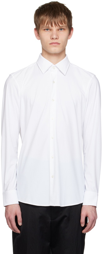 Photo: BOSS White Slim-Fit Shirt