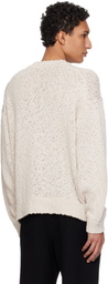 HOMME PLISSÉ ISSEY MIYAKE Beige Risotto Knit Sweater