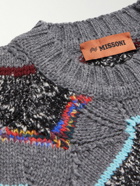 Missoni - Wool-Blend Jacquard Sweater - Gray